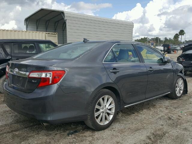 4T1BK1FK4CU519577 - 2012 TOYOTA CAMRY GRAY photo 4