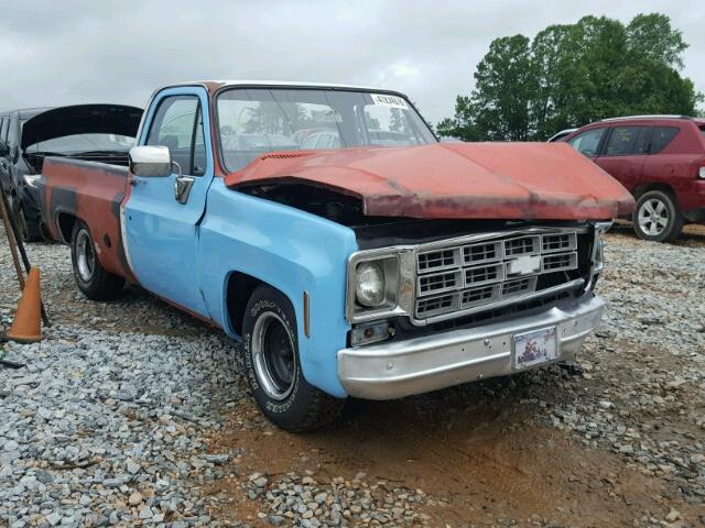 CCL148F447891 - 1978 CHEVROLET C-10 BLUE photo 1