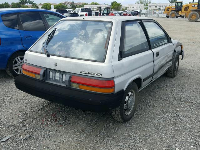 JT2EL32G2H0093052 - 1987 TOYOTA TERCEL DEL SILVER photo 4