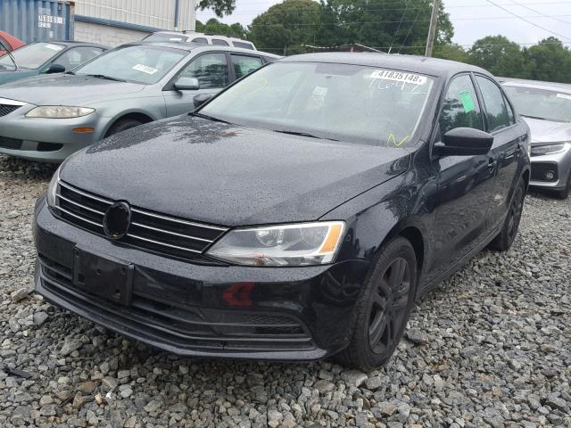 3VW2K7AJ6FM221642 - 2015 VOLKSWAGEN JETTA BASE Սև լուսանկար 2