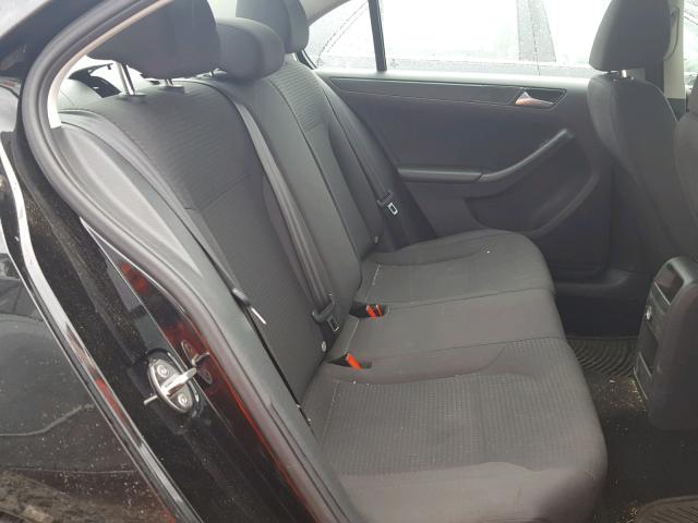 3VW2K7AJ6FM221642 - 2015 VOLKSWAGEN JETTA BASE Սև լուսանկար 6
