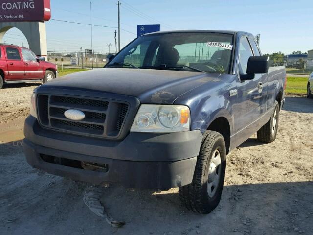 1FTRF12236NB39352 - 2006 FORD F150 BLUE photo 2