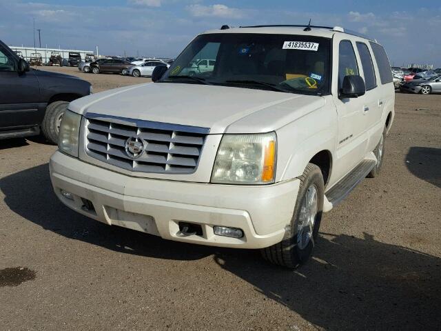 3GYFK66N34G232212 - 2004 CADILLAC ESCALADE E WHITE photo 2