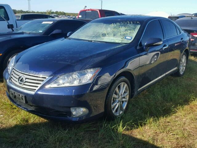 JTHBK1EG0B2444905 - 2011 LEXUS ES BLUE photo 2