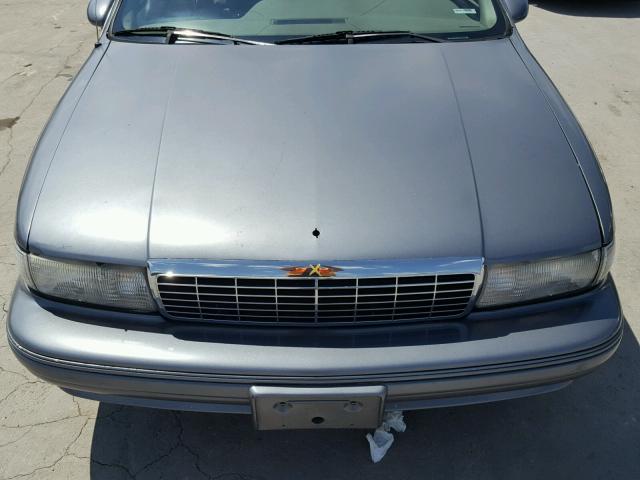 1G1BN53E5NR126865 - 1992 CHEVROLET CAPRICE CL GRAY photo 7