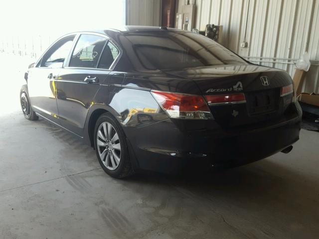 1HGCP2F8XBA077166 - 2011 HONDA ACCORD EXL GRAY photo 3