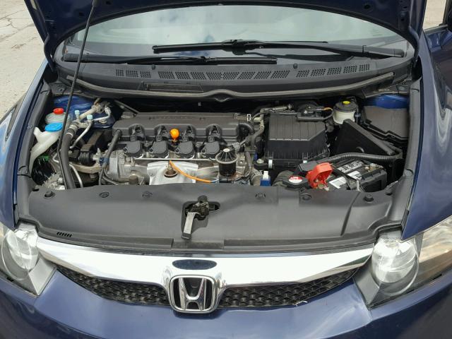 2HGFA1F50AH549809 - 2010 HONDA CIVIC LX BLUE photo 7