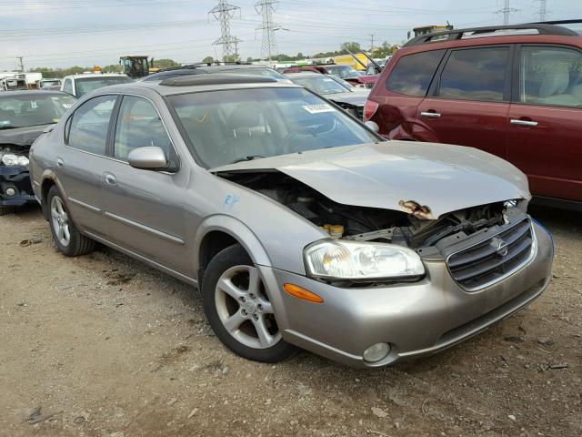 JN1CA31A91T304059 - 2001 NISSAN MAXIMA GRAY photo 1