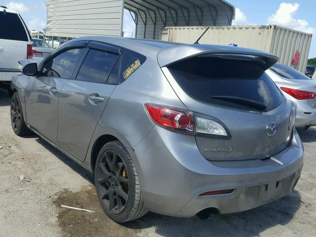 JM1BL1H35A1343838 - 2010 MAZDA SPEED 3 GRAY photo 3