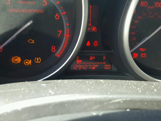 JM1BL1H35A1343838 - 2010 MAZDA SPEED 3 GRAY photo 8