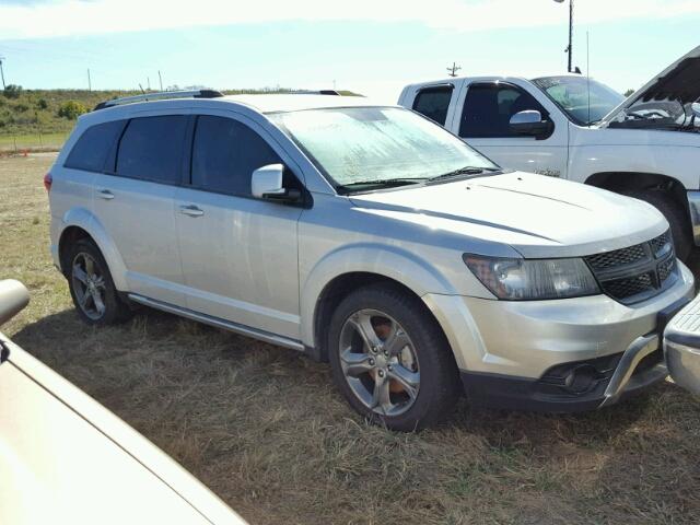 3C4PDCGG1ET277306 - 2014 DODGE JOURNEY SILVER photo 1