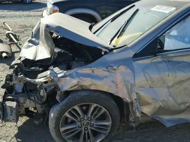 4T1BF1FK3FU498214 - 2015 TOYOTA CAMRY LE ოქროსფერი ფოტო 9