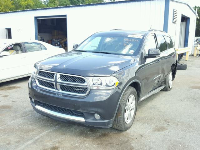 1D4RD4GG4BC652873 - 2011 DODGE DURANGO CR GRAY photo 2