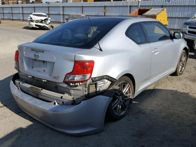 JTKJF5C72B3018986 - 2011 TOYOTA SCION TC 银色 照片 4