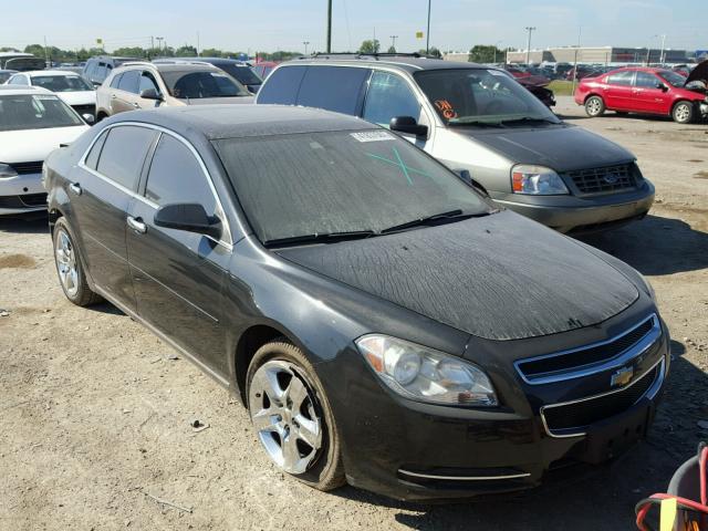 1G1ZC5EB8AF159460 - 2010 CHEVROLET MALIBU BLACK photo 1
