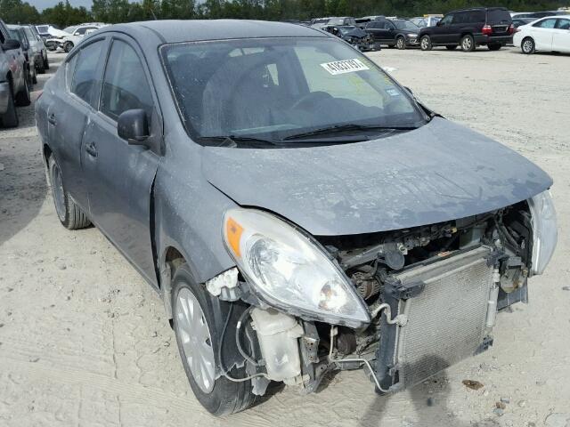 3N1CN7AP4CL943831 - 2012 NISSAN VERSA SILVER photo 1