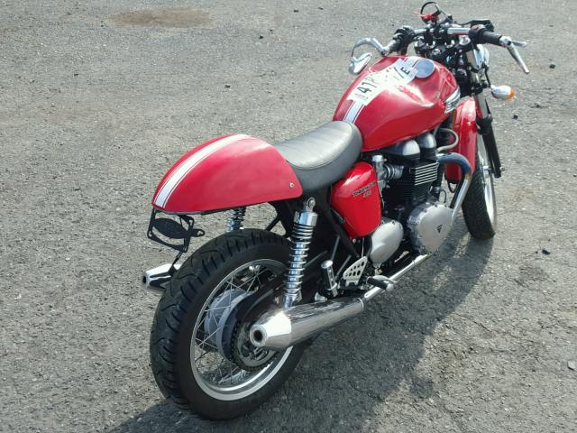 SMT920K1XAT422009 - 2010 TRIUMPH MOTORCYCLE THRUXTON 9 RED photo 4