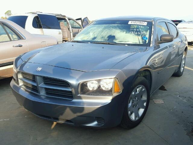 2B3KA43R77H697049 - 2007 DODGE CHARGER GRAY photo 2