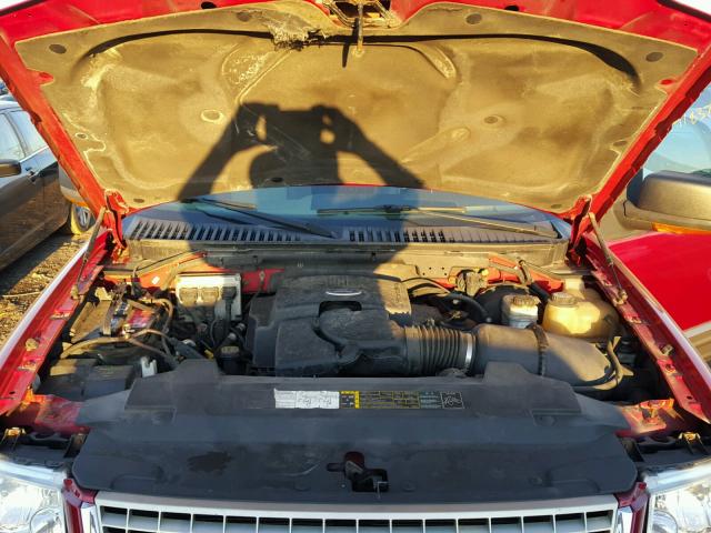 1FMPU18L44LA42968 - 2004 FORD EXPEDITION RED photo 7