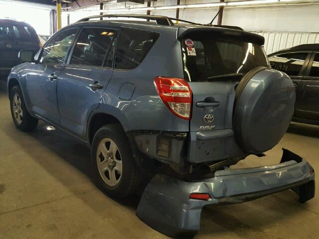 2T3BF4DVXBW088249 - 2011 TOYOTA RAV4 BLUE photo 3