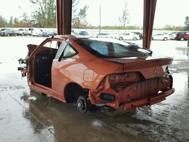 JH4DC53065S006011 - 2005 ACURA RSX TYPE-S ORANGE photo 3