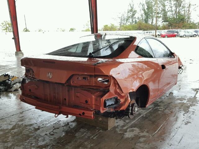 JH4DC53065S006011 - 2005 ACURA RSX TYPE-S ORANGE photo 4