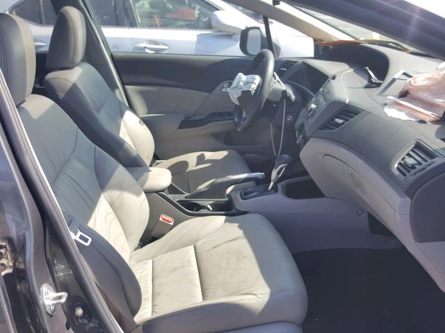 2HGFB2F9XCH507348 - 2012 HONDA CIVIC EXL 灰色 照片 5