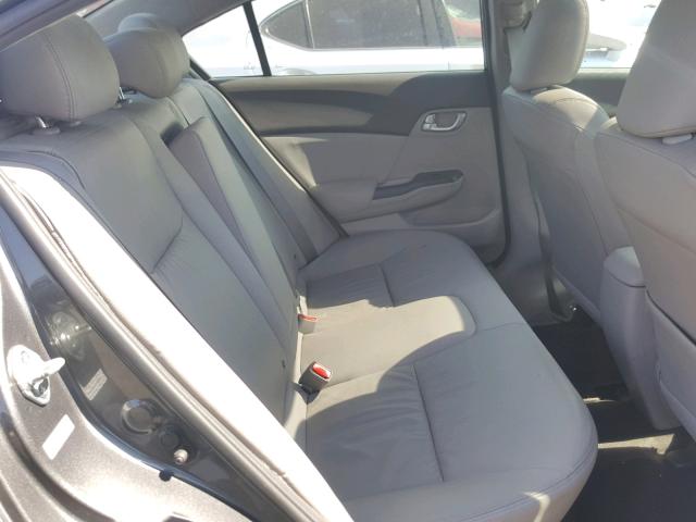 2HGFB2F9XCH507348 - 2012 HONDA CIVIC EXL 灰色 照片 6