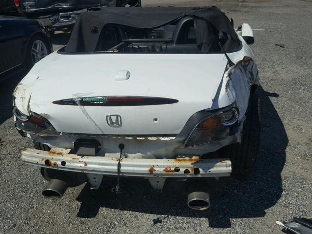 JHMAP21475S002545 - 2005 HONDA S2000 WHITE photo 6