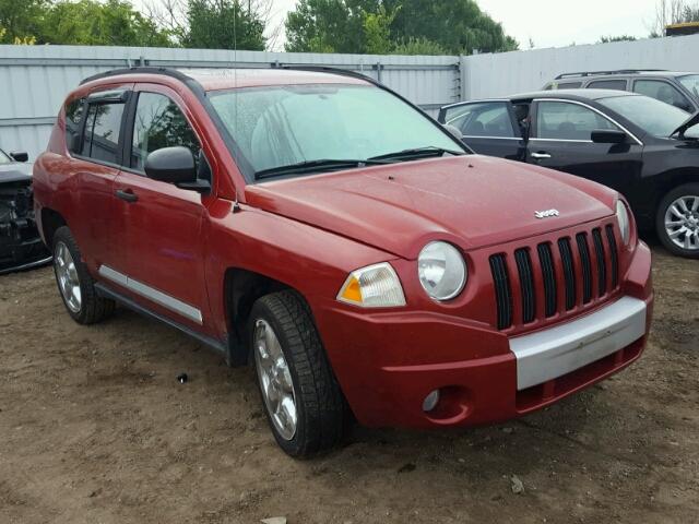 1J8FF57W47D180417 - 2007 JEEP COMPASS LI RED photo 1