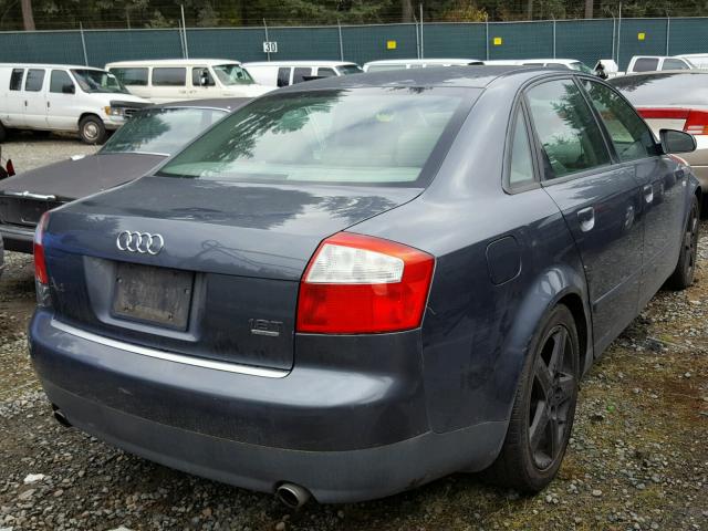 WAULC68E83A244188 - 2003 AUDI A4 1.8T QU BLUE photo 4