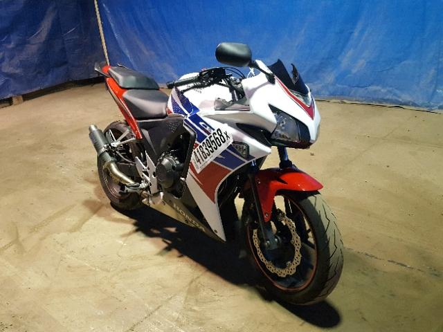 MLHPC446XE5102246 - 2014 HONDA CBR500 R WHITE photo 1