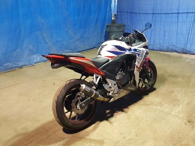 MLHPC446XE5102246 - 2014 HONDA CBR500 R WHITE photo 4