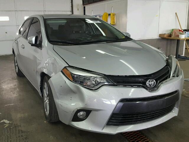 2T1BURHEXFC347433 - 2015 TOYOTA COROLLA L GRAY photo 1