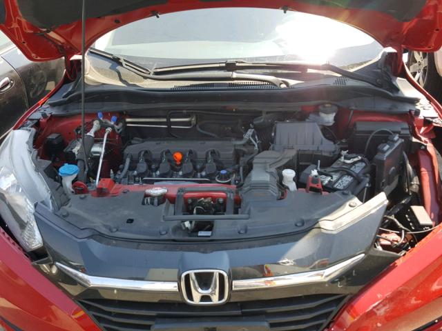 3CZRU5H58HM710338 - 2017 HONDA HR-V EX RED photo 7