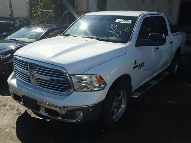 1C6RR7LM7ES390621 - 2014 RAM 1500 SLT WHITE photo 2