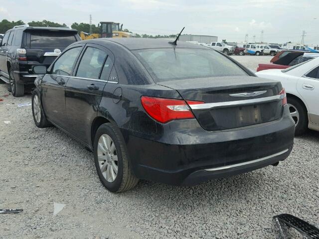 1C3CCBBB4CN299843 - 2012 CHRYSLER 200 BLACK photo 3