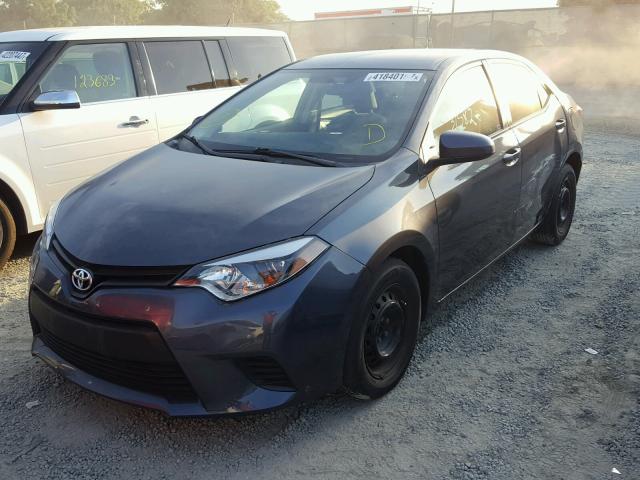 5YFBURHE0GP392916 - 2016 TOYOTA COROLLA CHARCOAL photo 2