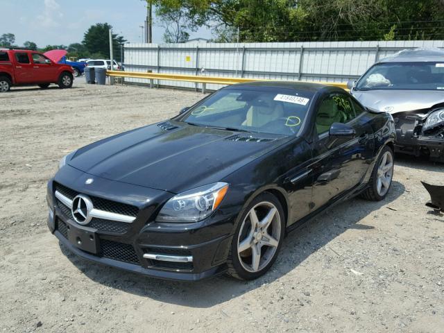 WDDPK4HA8EF079232 - 2014 MERCEDES-BENZ SLK 250 BLACK photo 2