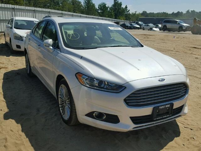 3FA6P0H99ER206536 - 2014 FORD FUSION WHITE photo 1