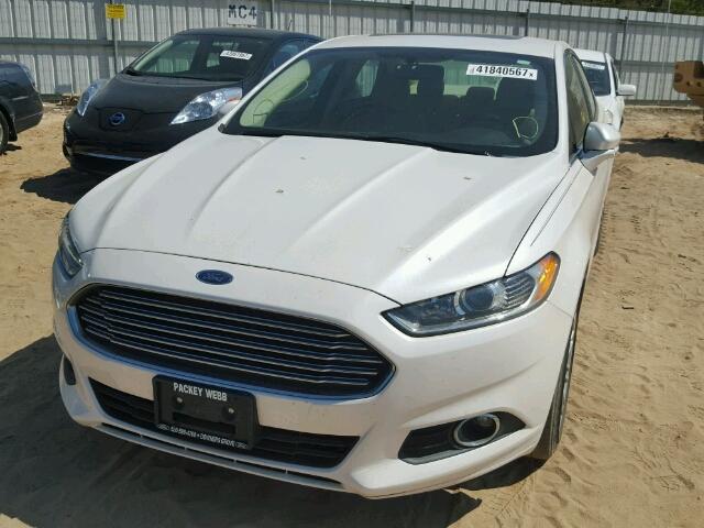 3FA6P0H99ER206536 - 2014 FORD FUSION WHITE photo 9