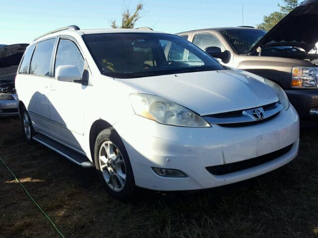 5TDZA22CX6S555051 - 2006 TOYOTA SIENNA WHITE photo 1