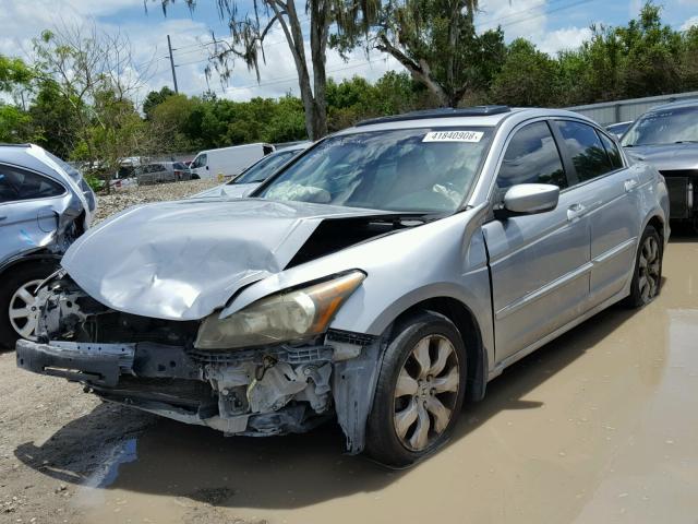 1HGCP26859A028287 - 2009 HONDA ACCORD EXL SILVER photo 2