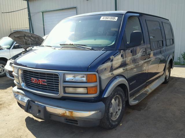 1GDFG15RXY1117430 - 2000 GMC SAVANA RV BLUE photo 2