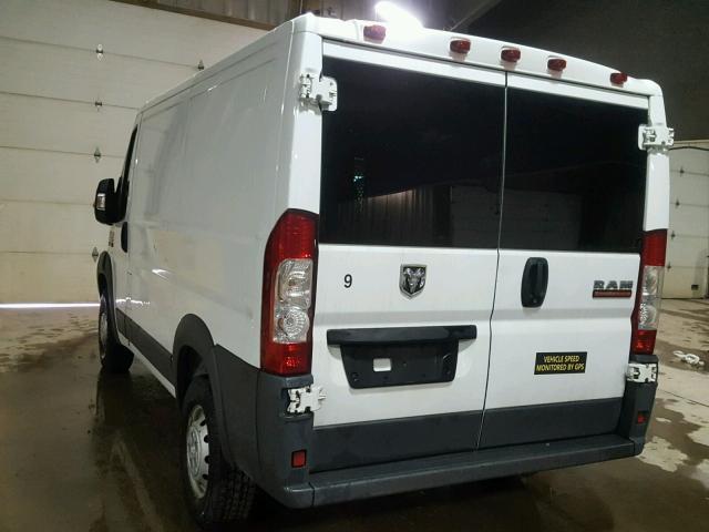 3C6TRVNG5HE522865 - 2017 RAM PROMASTER WHITE photo 3
