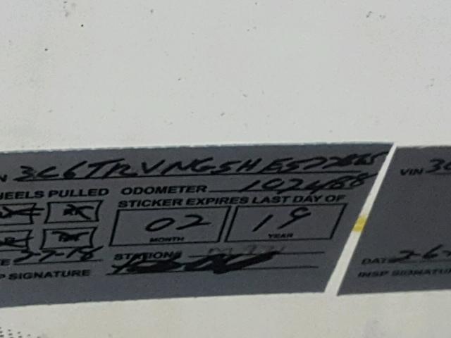 3C6TRVNG5HE522865 - 2017 RAM PROMASTER WHITE photo 9