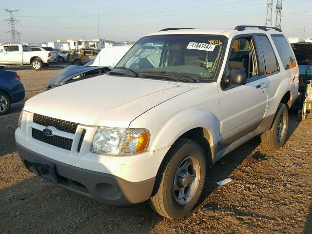 1FMYU60E83UA03713 - 2003 FORD EXPLORER WHITE photo 2