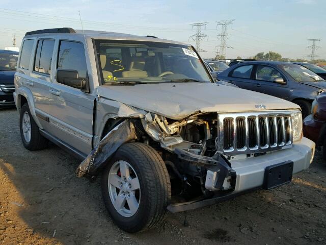 1J8HG48K48C161515 - 2008 JEEP COMMANDER SILVER photo 1