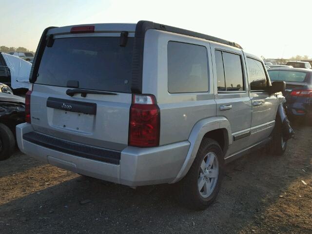 1J8HG48K48C161515 - 2008 JEEP COMMANDER SILVER photo 4