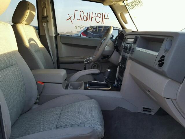 1J8HG48K48C161515 - 2008 JEEP COMMANDER SILVER photo 5